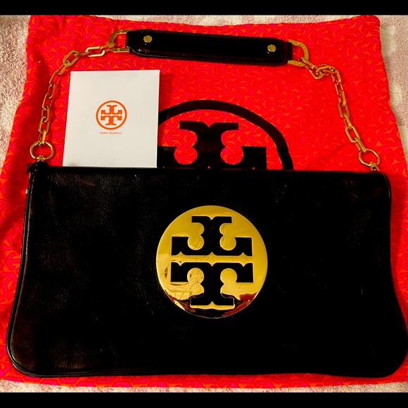 Black Tory Burch Clutch - Picture 1 of 4